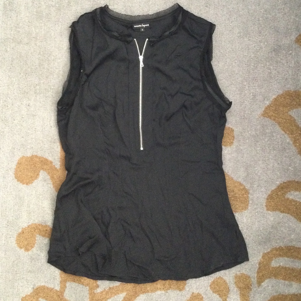 Nanette Lepore silk blouse sz 6